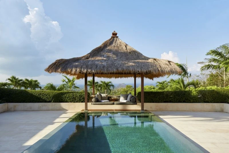 私人泳池空間。 私人泳池空間。